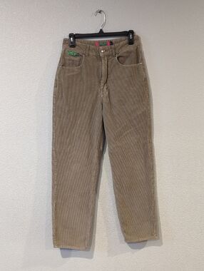 Empyre Tan Corduroy High-Rise Straight Leg Pants Size 4